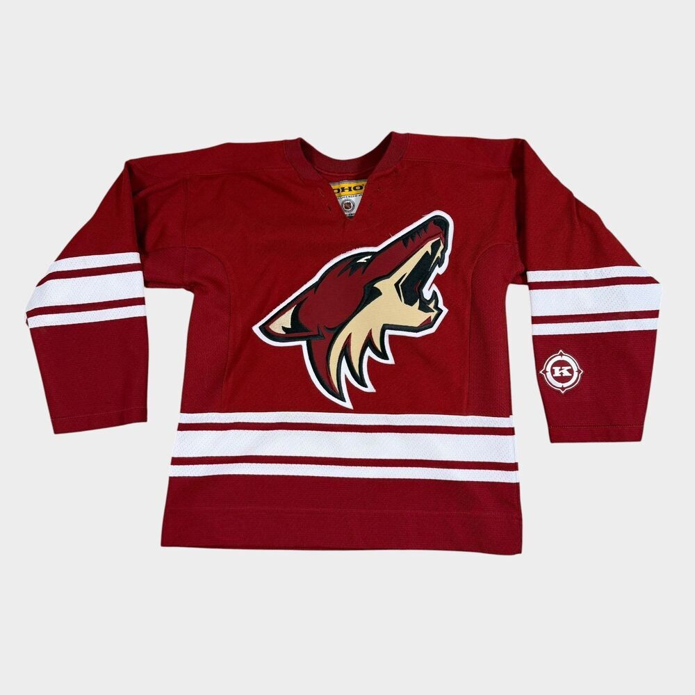 Vintage Phoenix Arizona Coyotes NHL Hockey Jersey Koho Red Youth Small/Medium S/